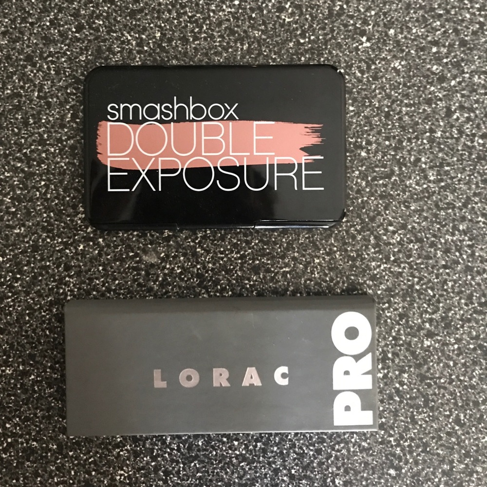 Mini Lorac and Smashbox Palettes
